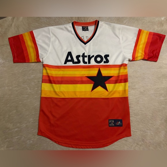 Houston Astros Nolan Ryan Cooperstown Collection Throwback Jersey